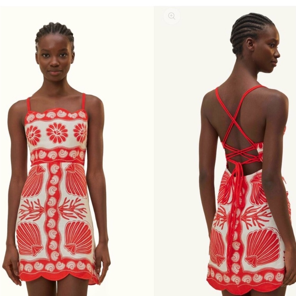 FARM Rio Ainika Shell Mini Dress